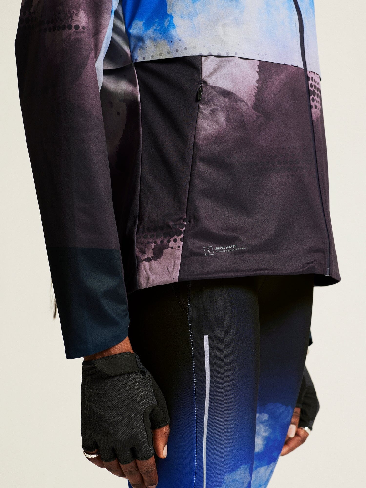 WOMEN'S PRO HYDRO JACKET 3 - DK PLUM/MULTI Craft Sportswear NA