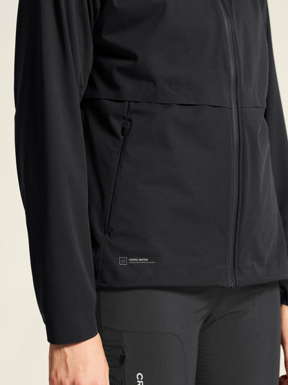 Women's Pro Hydro Jacket 3 - Black Women's Jackets and Vests Craft Sportswear NA