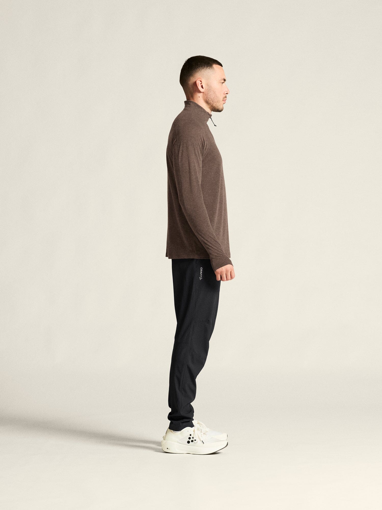 Men's ADV SubZ Wool Long Sleeve-Tee 3 - Prune/Melange Craft Sportswear NA