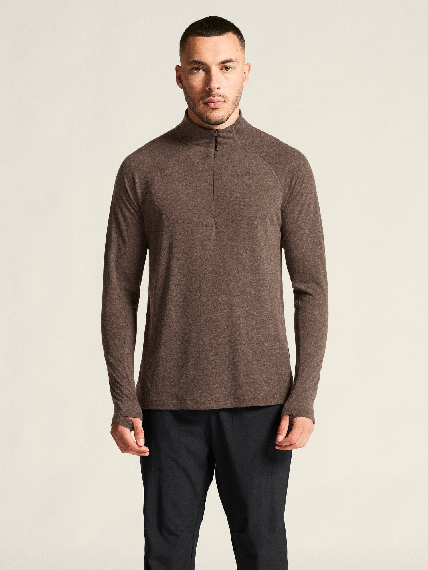 Men's ADV SubZ Wool Long Sleeve-Tee 3 - Prune/Melange Craft Sportswear NA