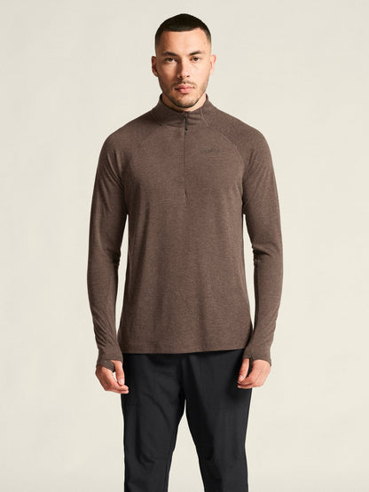 Men's ADV SubZ Wool Long Sleeve-Tee 3 - Prune/Melange Craft Sportswear NA