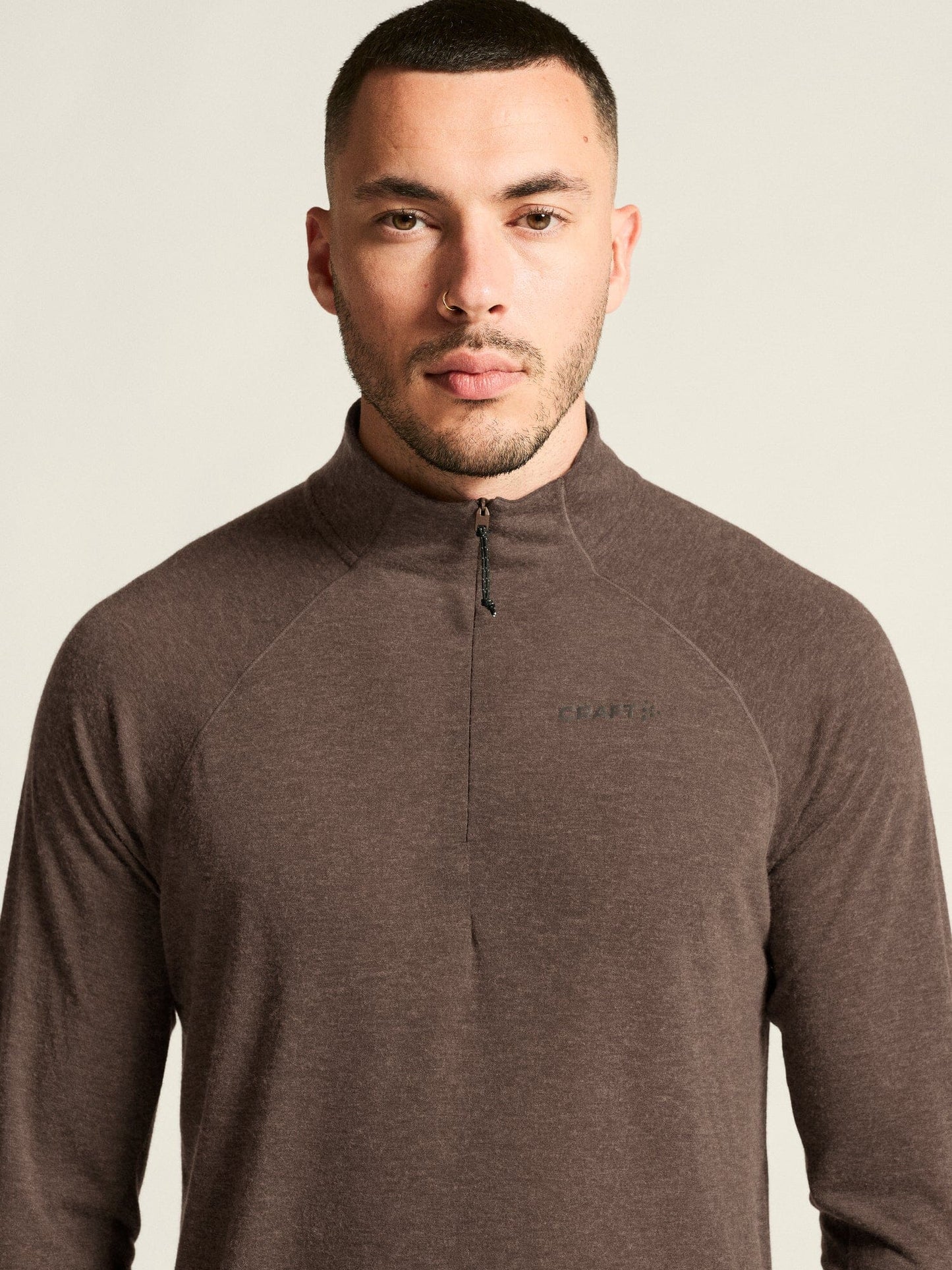 Men's ADV SubZ Wool Long Sleeve-Tee 3 - Prune/Melange Craft Sportswear NA