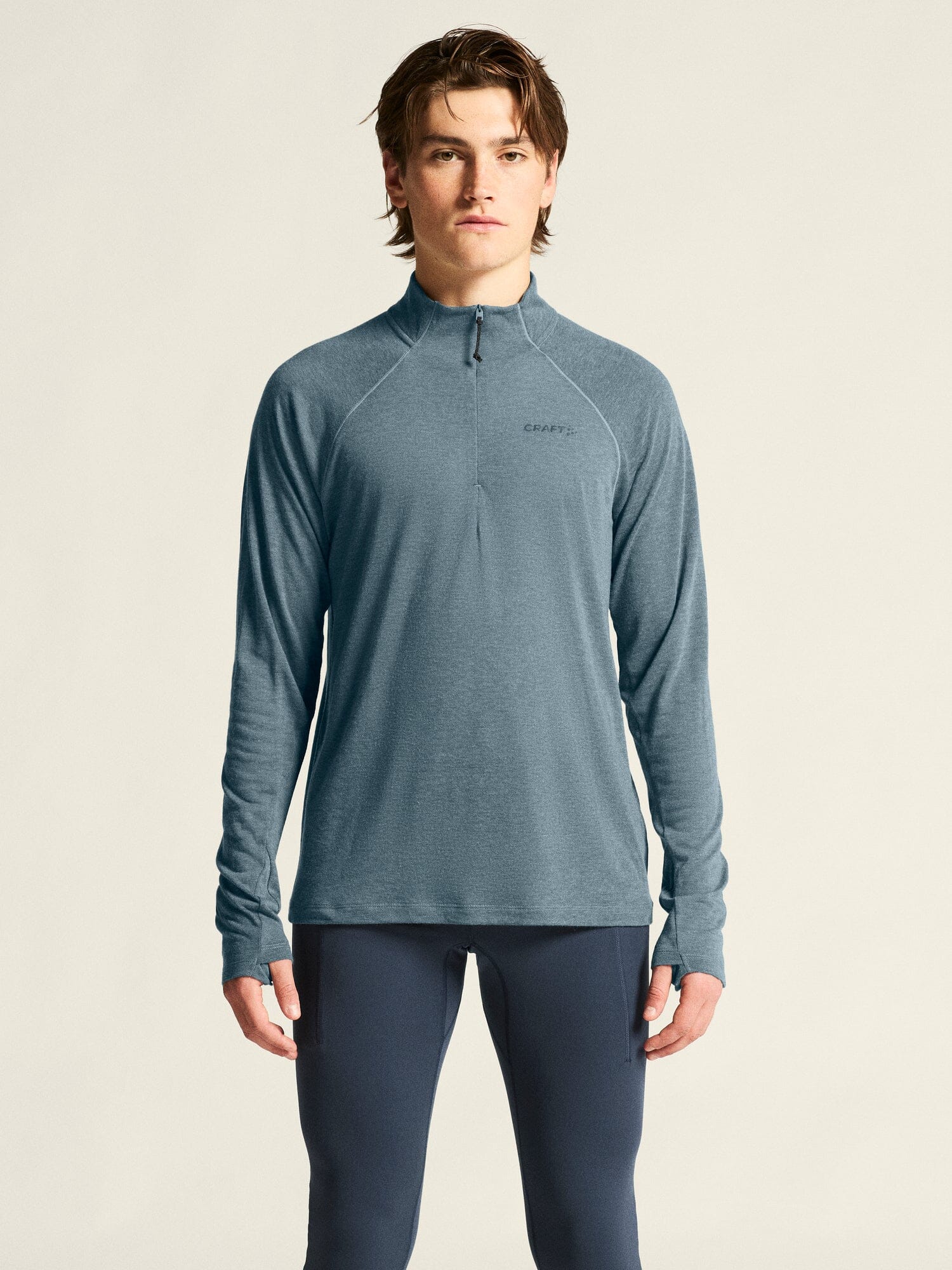 Men's ADV SubZ Wool Long Sleeve Tee 3 - Real/Melange Craft Sportswear NA