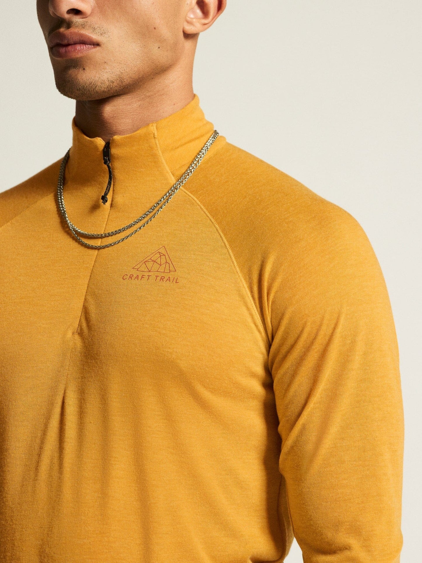 Men's ADV SubZ Wool Long-Sleeve Tee 3 - Turmeric/Melange Craft Sportswear NA