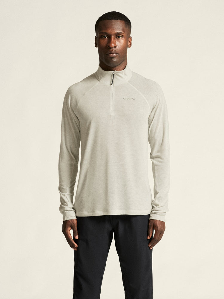 Men's ADV SubZ Wool Long Sleeve Tee 3 - Cloud/Melange Craft Sportswear NA