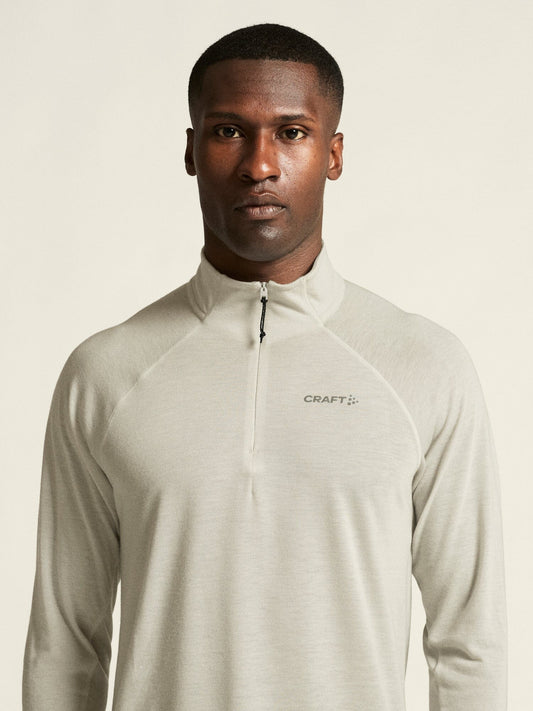 Men's ADV SubZ Wool Long Sleeve Tee 3 - Cloud/Melange Craft Sportswear NA