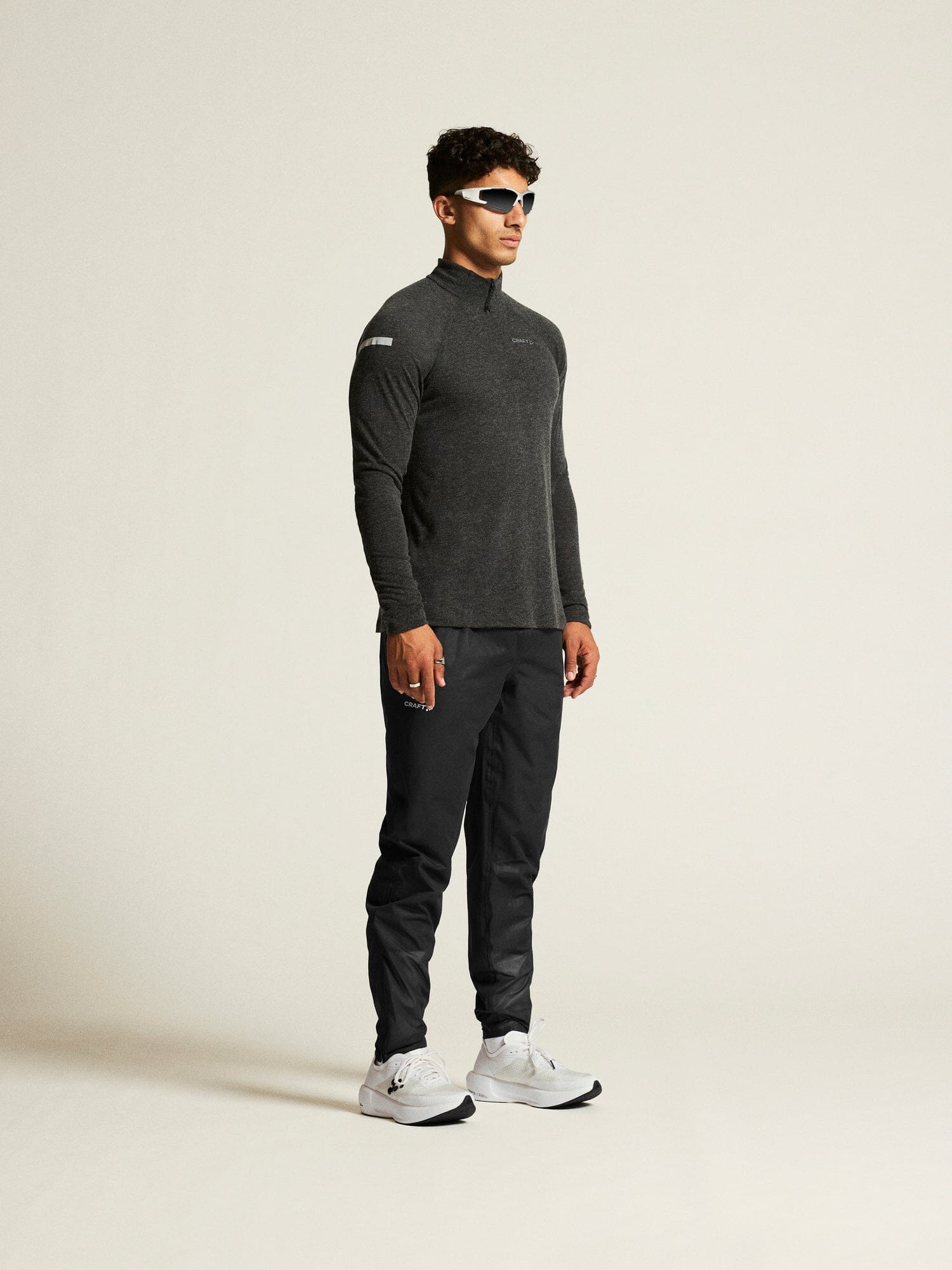 Men's ADV SubZ Wool Long Sleeve Tee 3 - Black/Melange – Craft