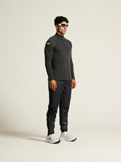 Men's ADV SubZ Wool Long-Sleeve Tee 3 - Black Melange Craft Sportswear NA