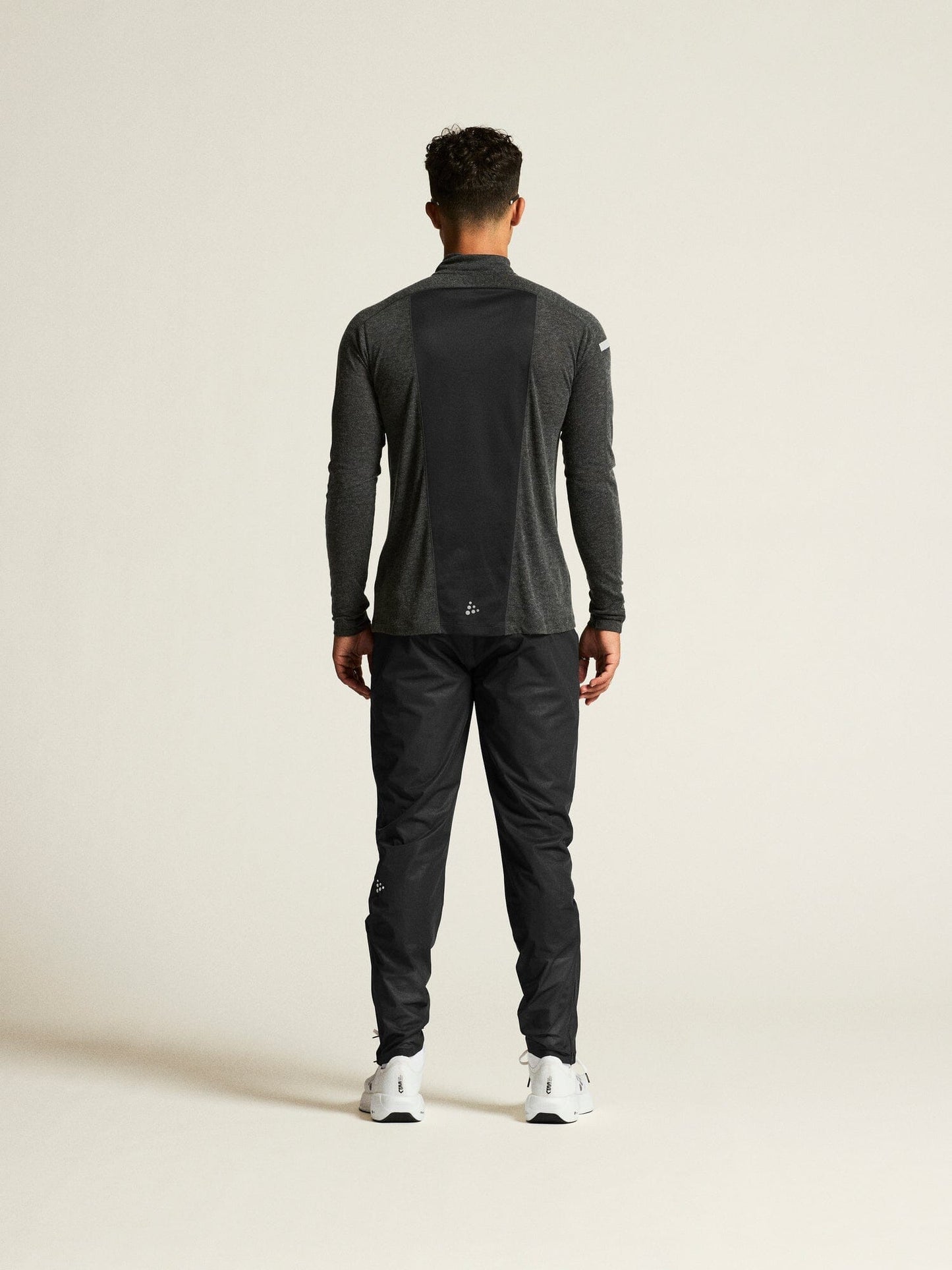 Men's ADV SubZ Wool Long-Sleeve Tee 3 - Black Melange Craft Sportswear NA