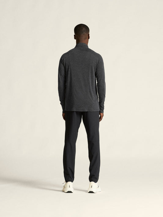 Men's ADV SubZ Wool Long-Sleeve Tee 3 - Black Melange Craft Sportswear NA