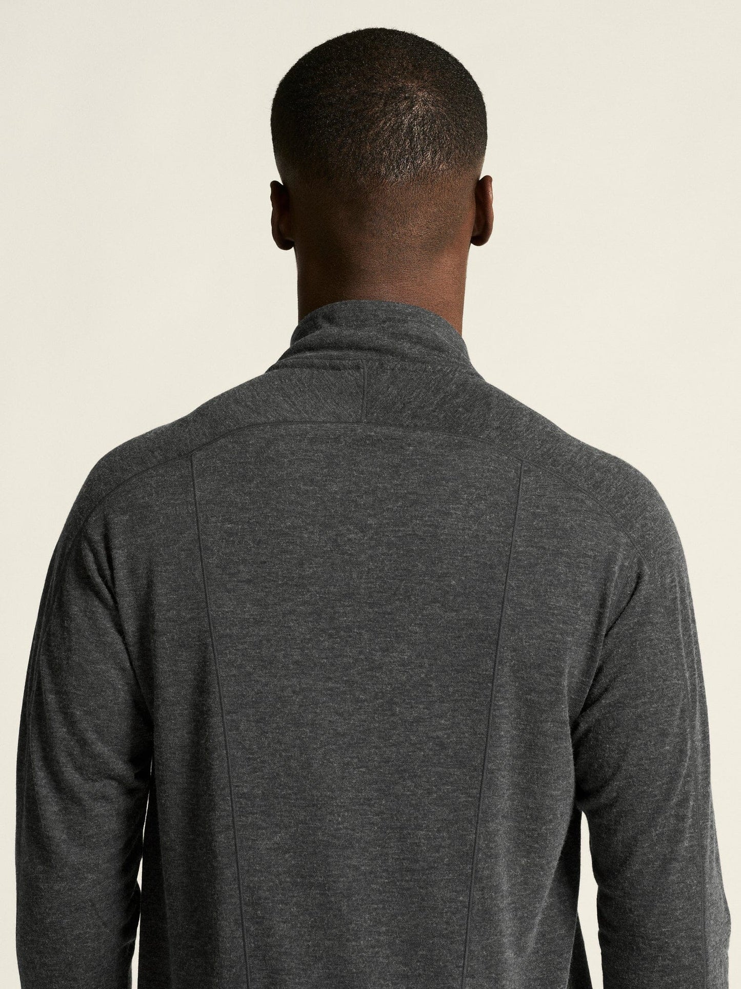 Men's ADV SubZ Wool Long-Sleeve Tee 3 - Black Melange Craft Sportswear NA