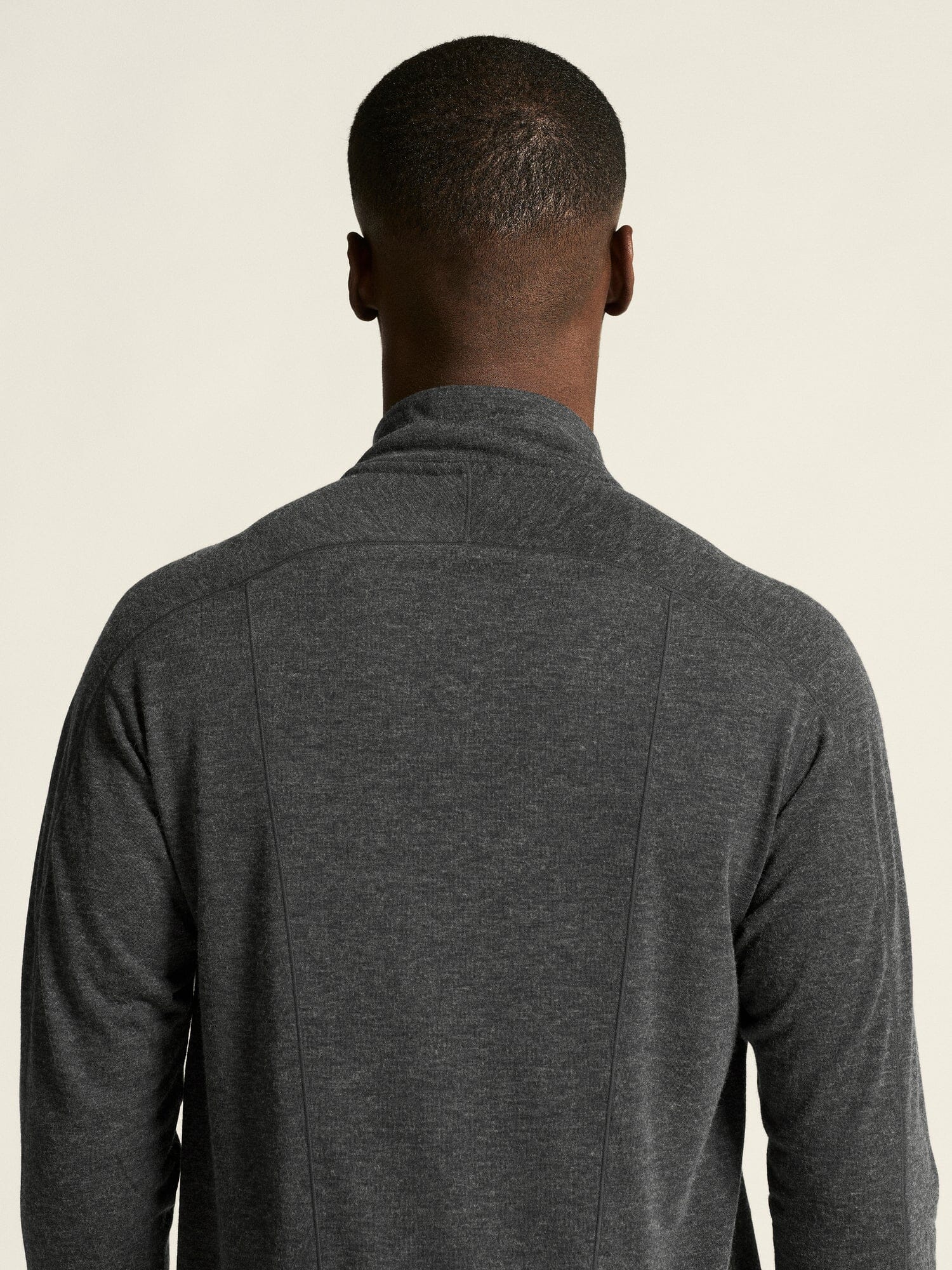 Men's ADV SubZ Wool Long-Sleeve Tee 3 - Black Melange Craft Sportswear NA