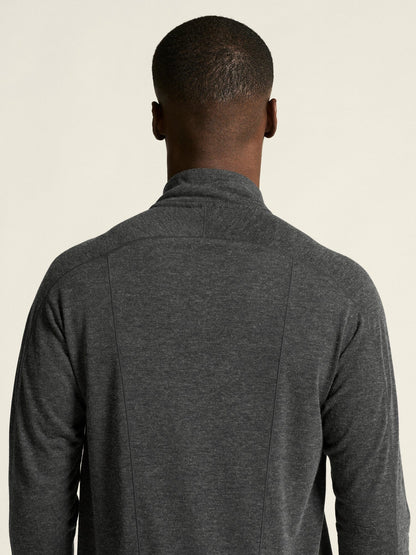 Men's ADV SubZ Wool Long-Sleeve Tee 3 - Black Melange Craft Sportswear NA