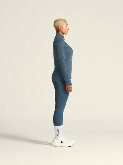 Women's ADV SubZ Wool Long Sleeve Tee 3 - Ensign/Melange Craft Sportswear NA