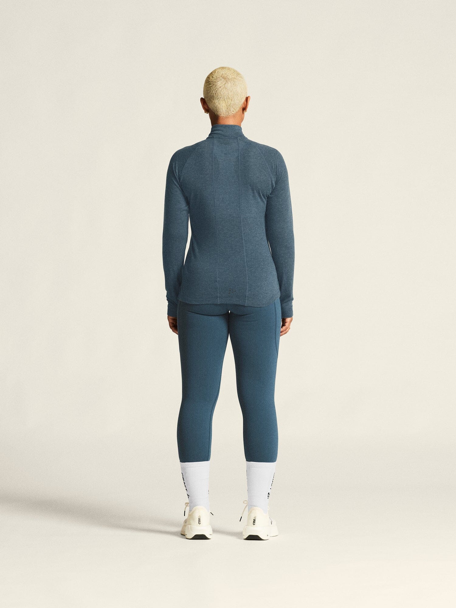 Women's ADV SubZ Wool Long Sleeve Tee 3 - Ensign/Melange Craft Sportswear NA