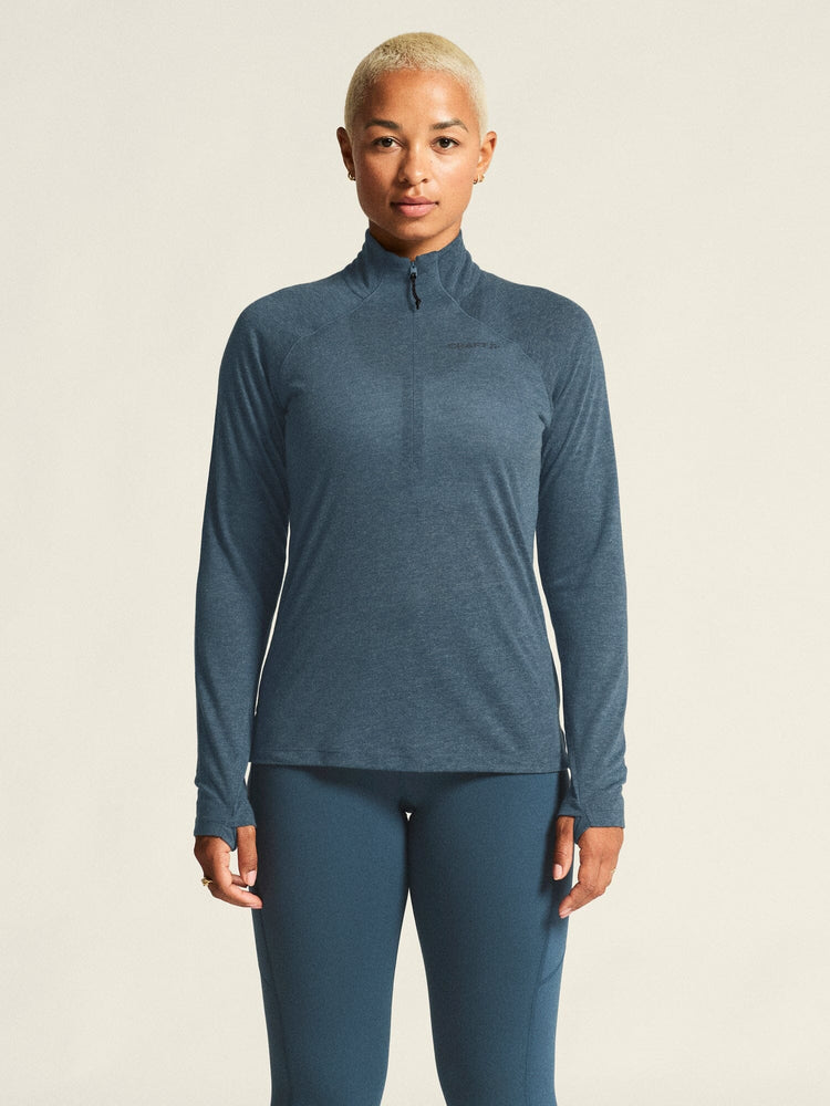 Women's ADV SubZ Wool Long Sleeve Tee 3 - Ensign/Melange Craft Sportswear NA