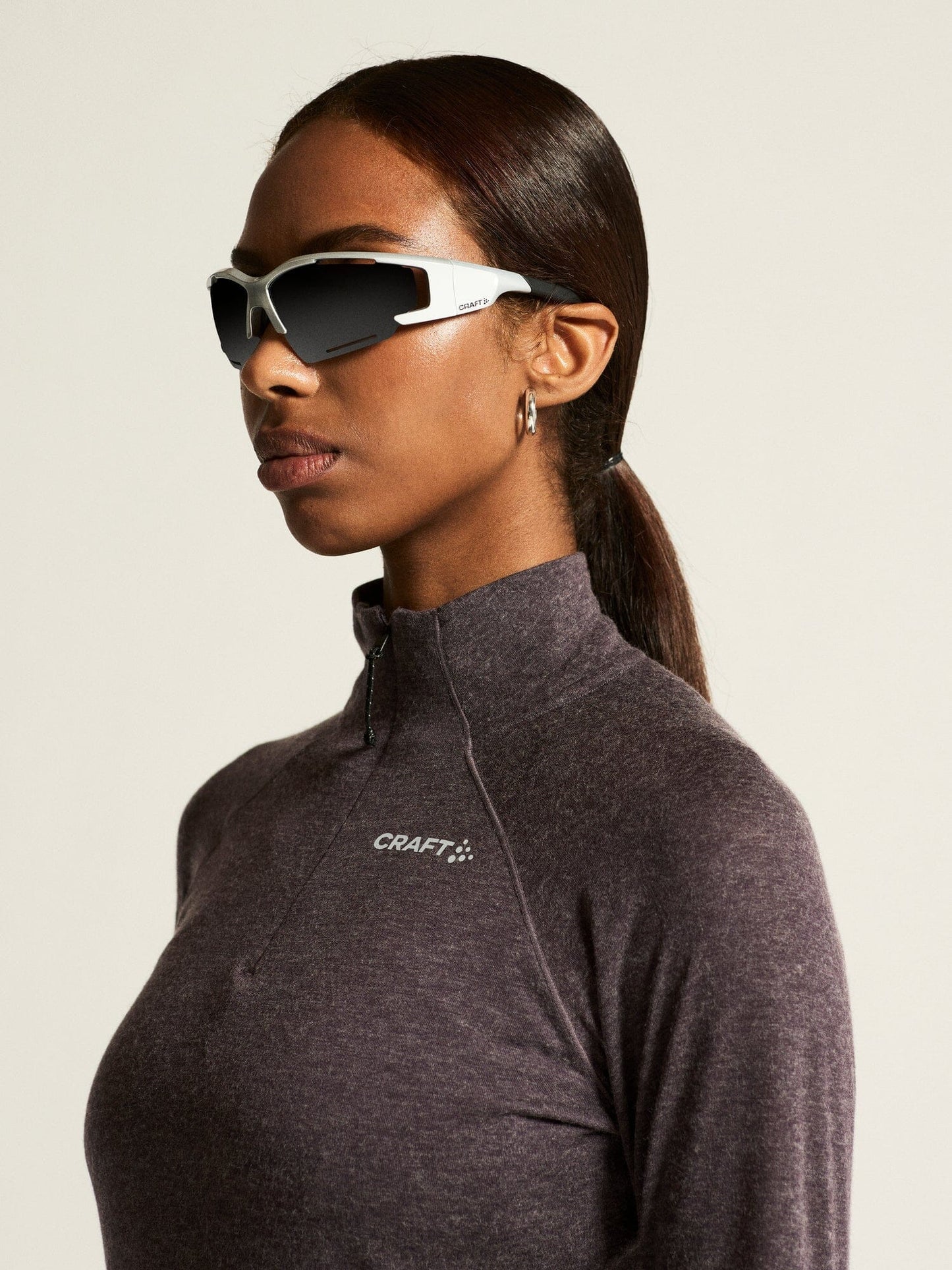 Women's ADV SubZ Wool Long Sleeve Tee 3 - DK Plum/Melange Craft Sportswear NA