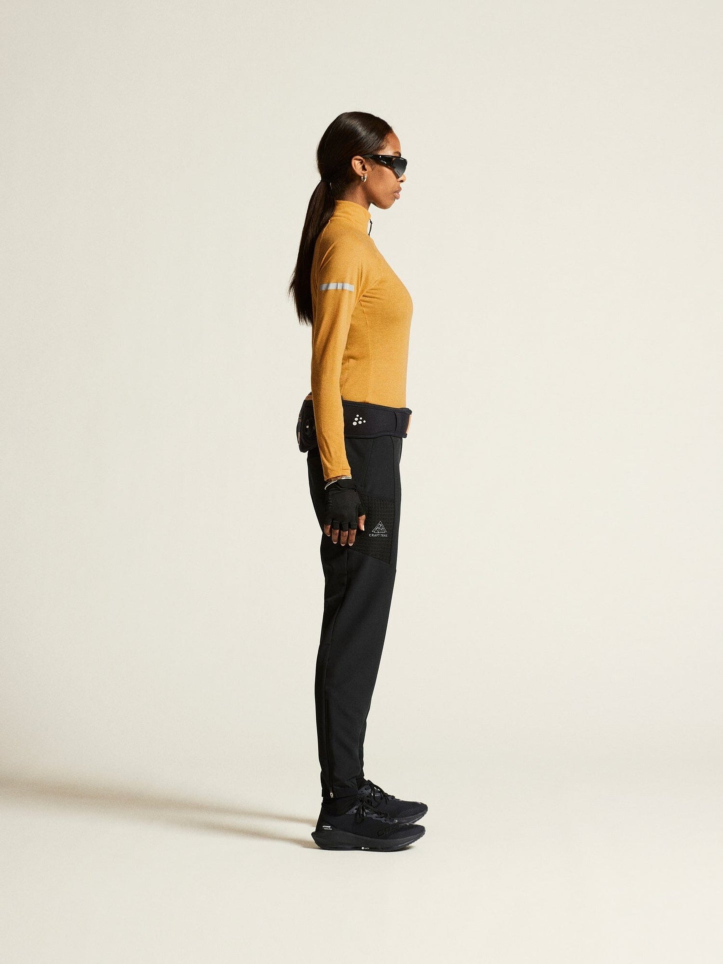 Women's ADV SubZ Wool Long Sleeve Tee 3 - Turmeric/Melange Craft Sportswear NA