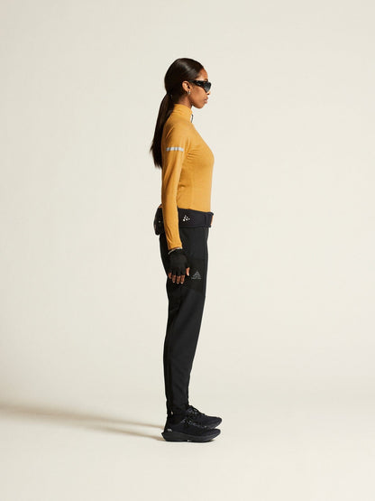 Women's ADV SubZ Wool Long Sleeve Tee 3 - Turmeric/Melange Craft Sportswear NA