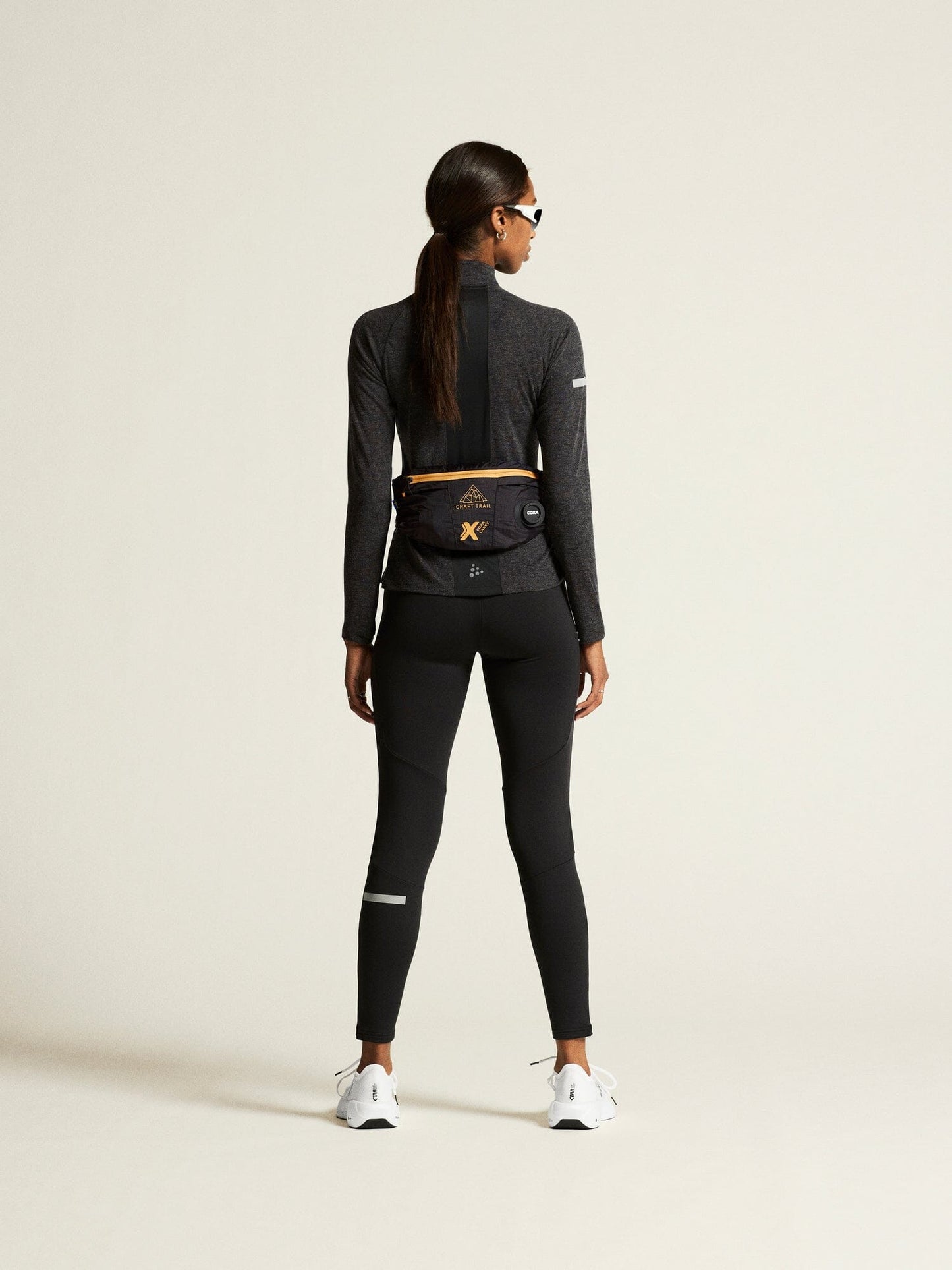 Women's ADV SubZ Wool Long Sleeve Tee 3 - Black Melange Craft Sportswear NA