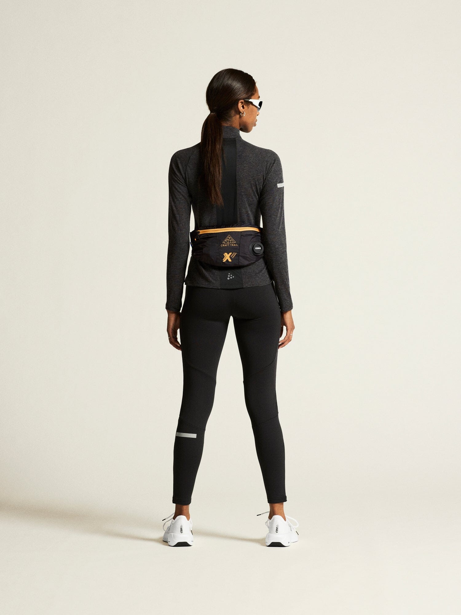 Women's ADV SubZ Wool Long Sleeve Tee 3 - Black Melange Craft Sportswear NA