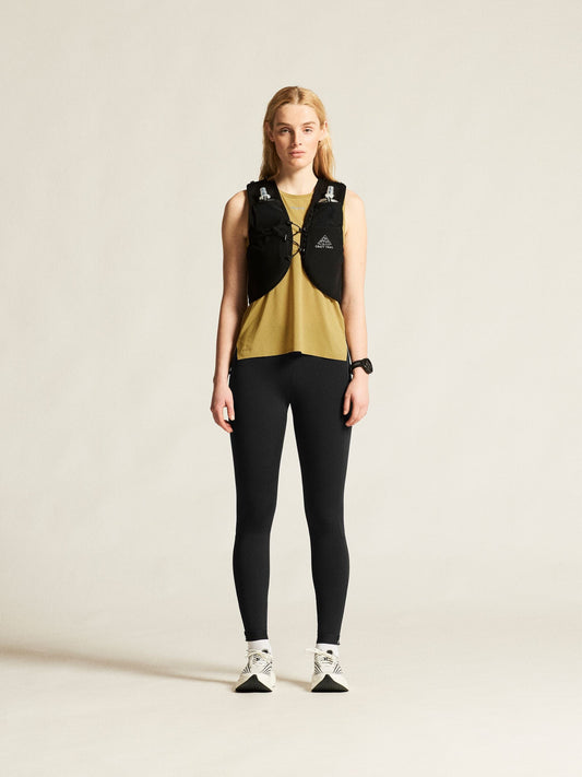 Women's Pro Trail Tights 2 - Black/Black Women's Pants and Tights Craft Sportswear NA