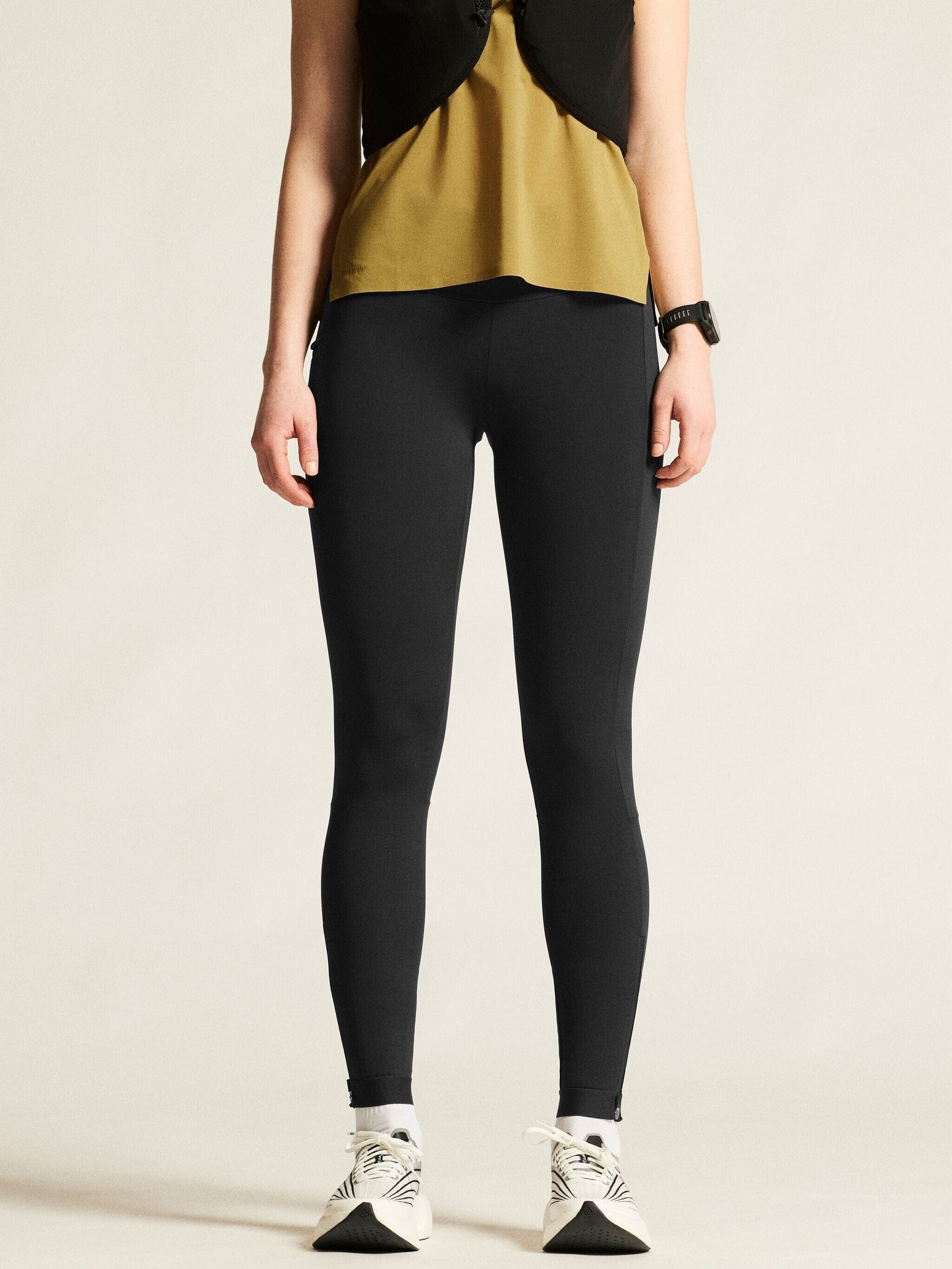 Women's Pro Trail Tights 2 - Black/Black Women's Pants and Tights Craft Sportswear NA