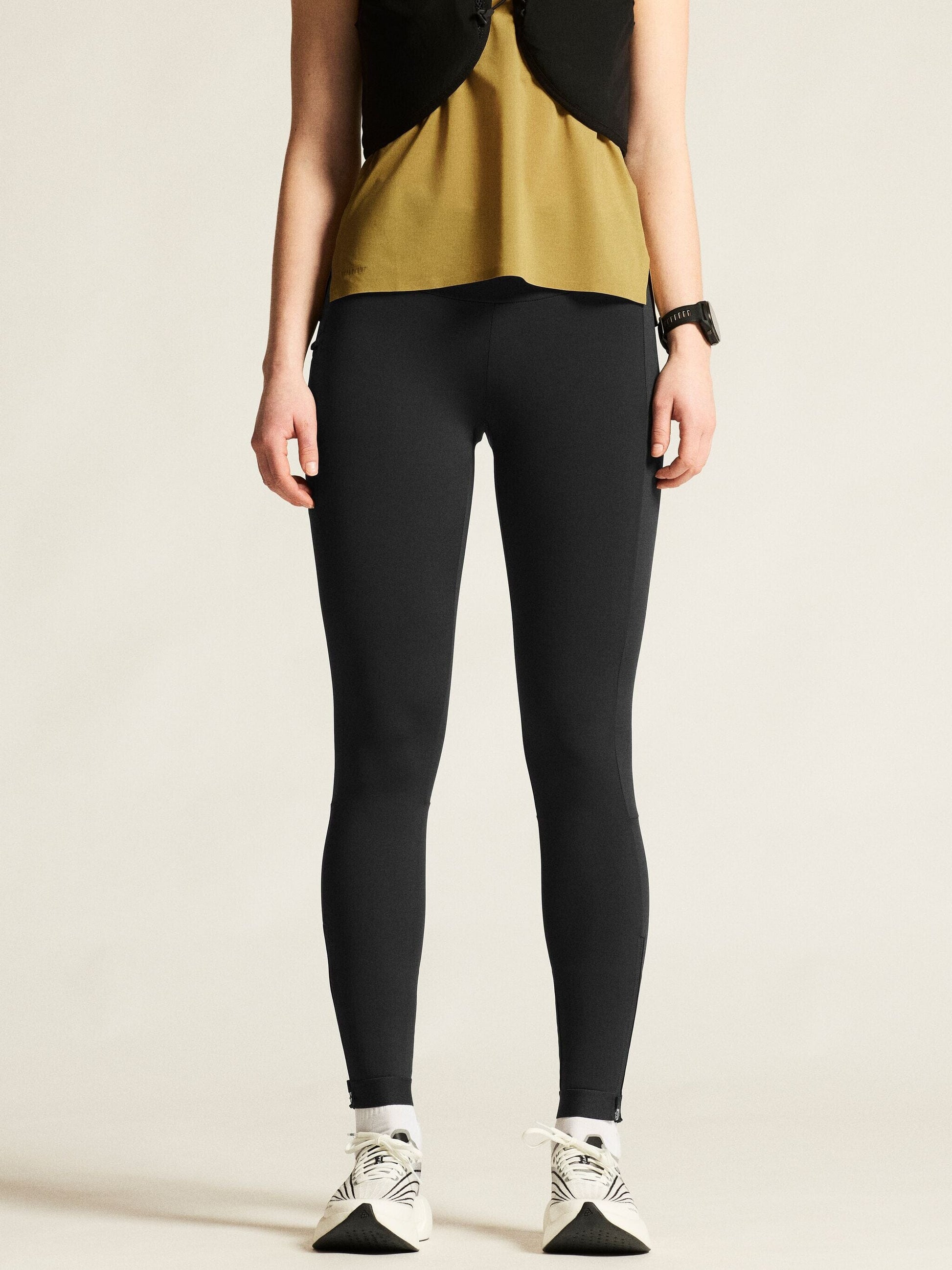Women's Pro Trail Tights 2 - Black/Black Women's Pants and Tights Craft Sportswear NA