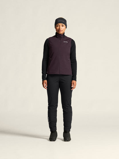 Women's ADV Nordic Training Insulate Vest - DK PLUM Craft Sportswear NA