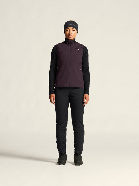 Women's ADV Nordic Training Insulate Vest - DK PLUM Craft Sportswear NA