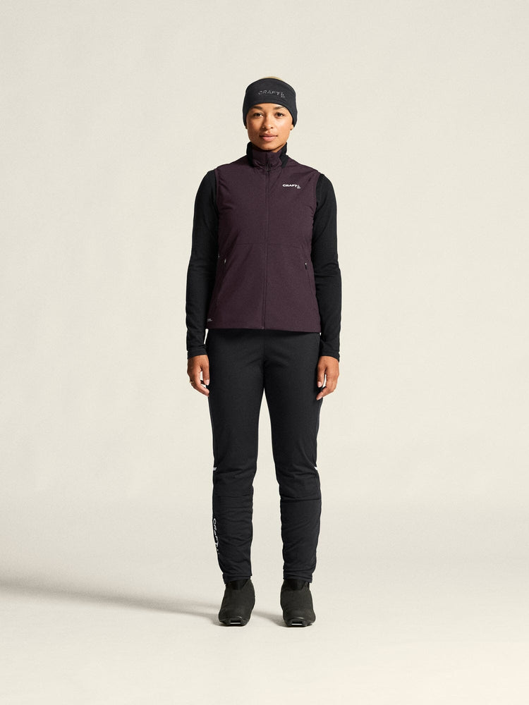 Women's ADV Nordic Training Insulate Vest - DK PLUM Craft Sportswear NA
