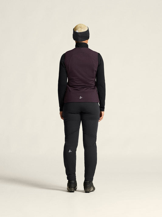 Women's ADV Nordic Training Insulate Vest - DK PLUM Craft Sportswear NA