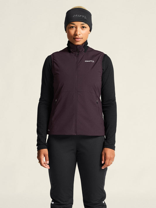 Women's ADV Nordic Training Insulate Vest - DK PLUM Craft Sportswear NA