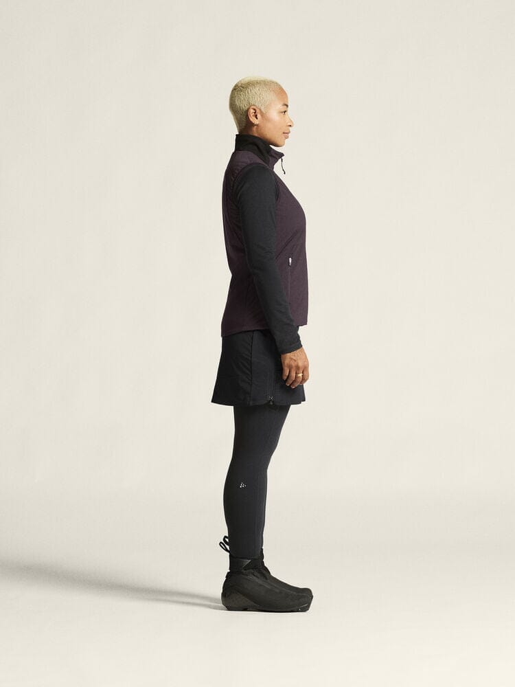 Women's ADV Nordic Training Insulate Skirt - Black Craft Sportswear NA