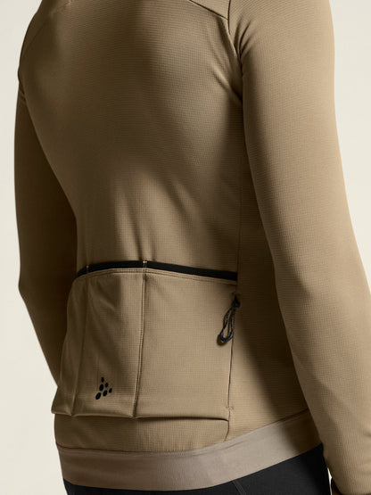 Men's ADV Bike SubZ LS Jersey - TAUPE Craft Sportswear NA