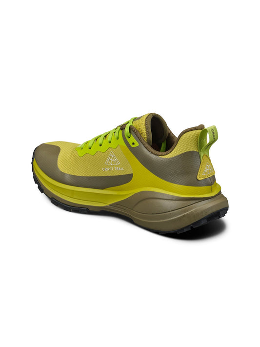 Men's Pure Trail X Running Shoe - Roots/Contrast Green Footwear Craft Sportswear NA