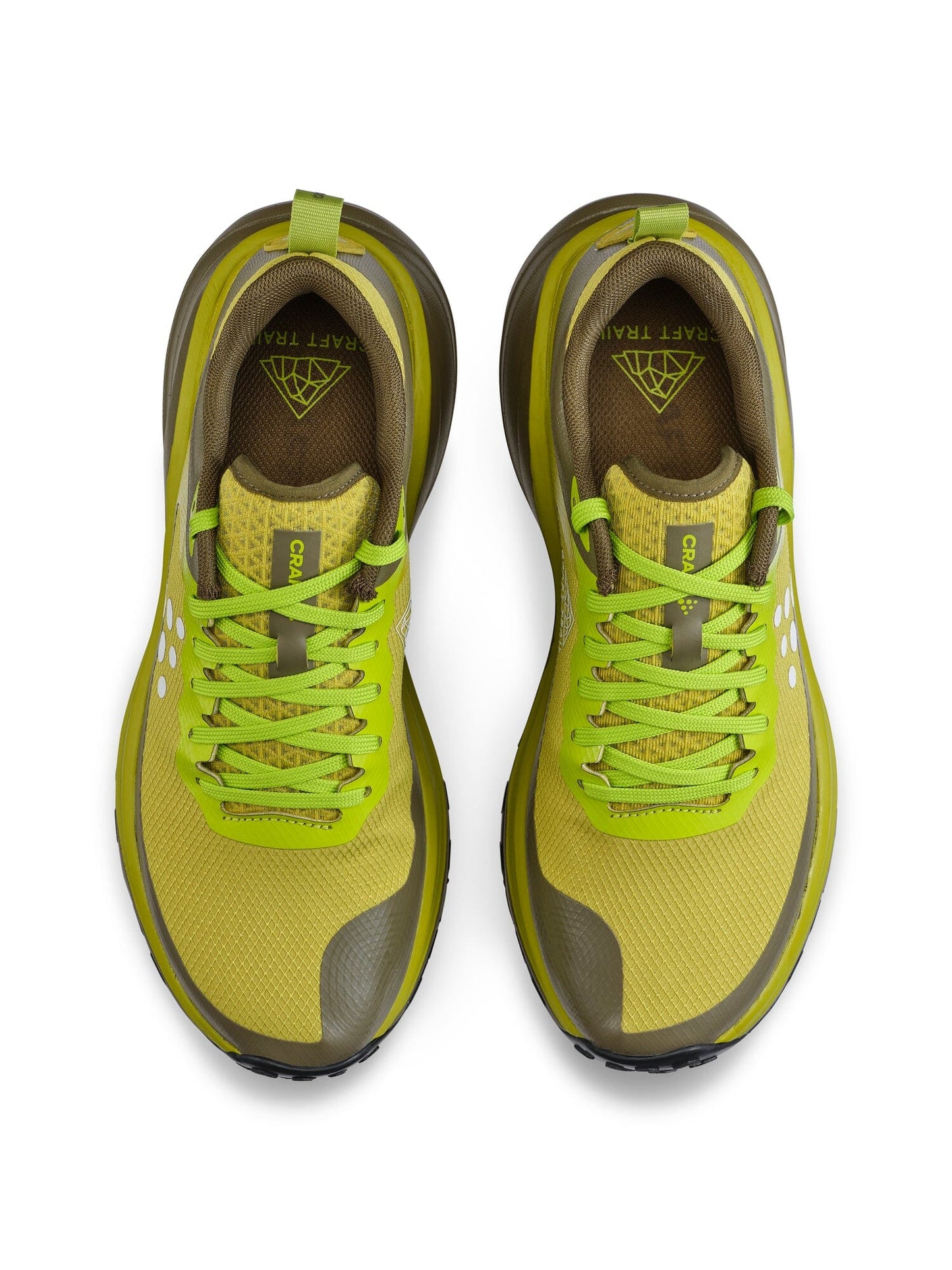 Men's Pure Trail X Running Shoe - Roots/Contrast Green Footwear Craft Sportswear NA