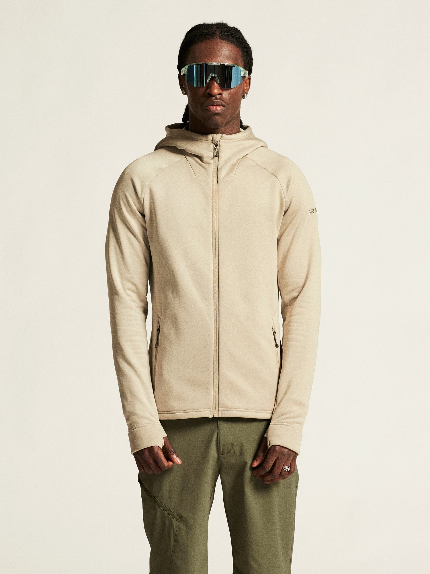 Men's ADV Explore Power Fleece Hood Jacket - Hay Craft Sportswear NA