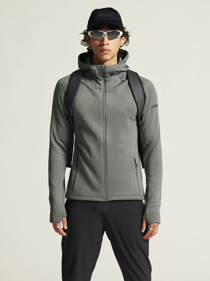 Men's ADV Explore Power Fleece Hood Jacket - Leaf Craft Sportswear NA