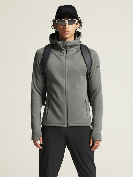 Men's ADV Explore Power Fleece Hood Jacket - Leaf Craft Sportswear NA