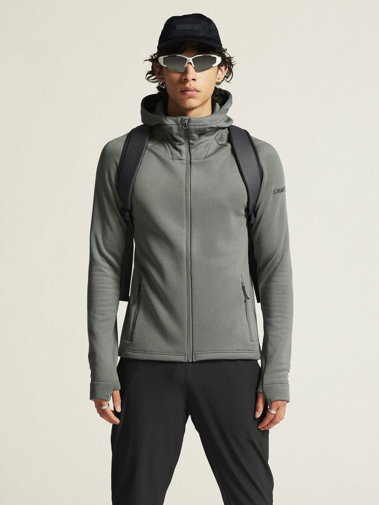 Men's ADV Explore Power Fleece Hood Jacket - Leaf Craft Sportswear NA