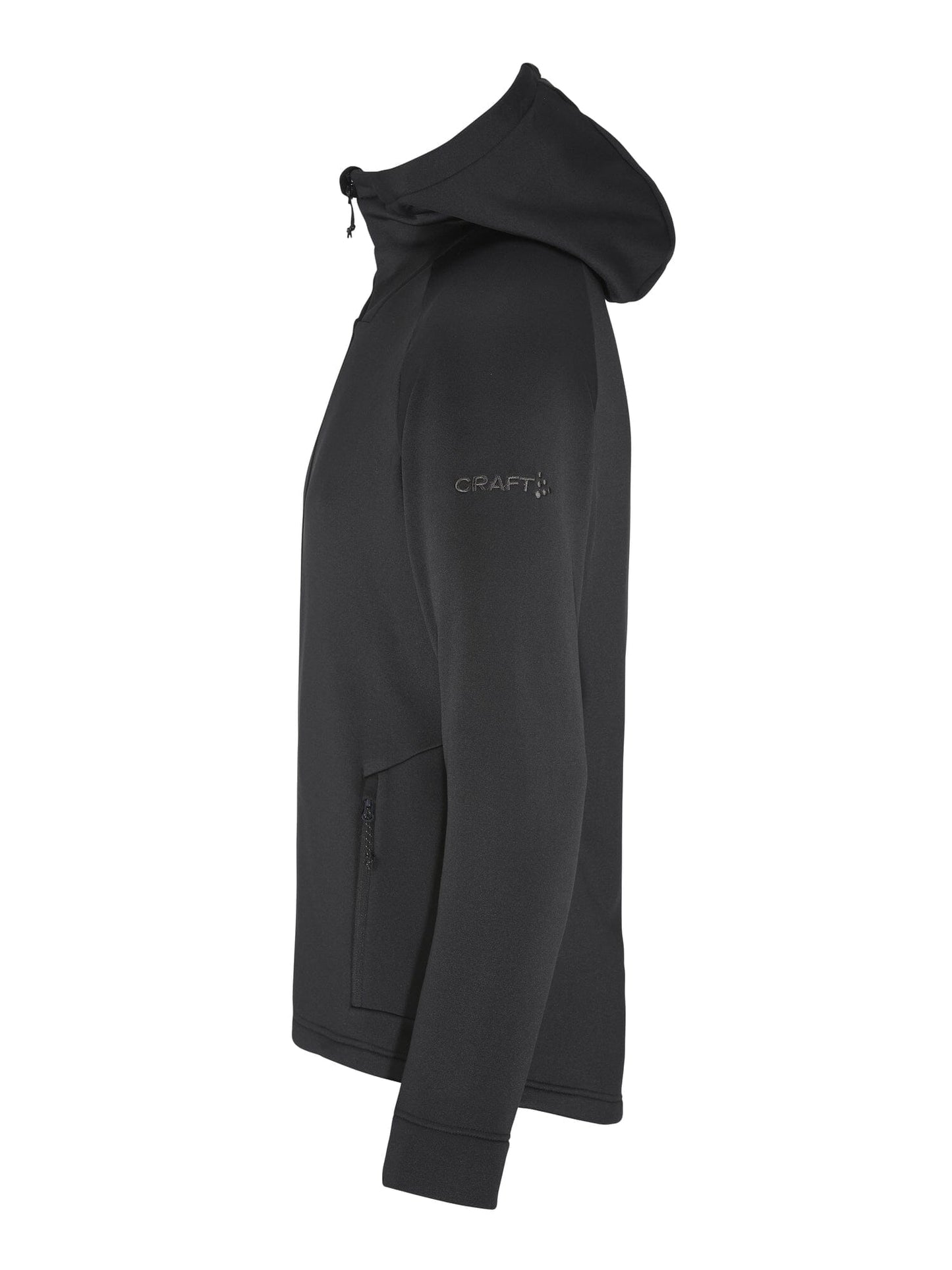 Men's ADV Explore Power Fleece Hood Jacket - Black Craft Sportswear NA