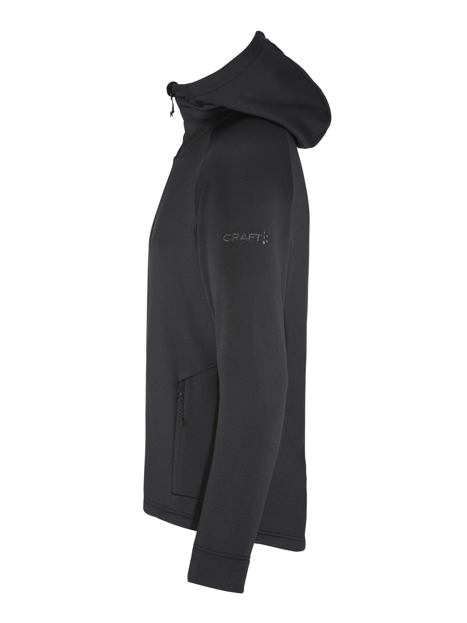 Men's ADV Explore Power Fleece Hood Jacket - Black Craft Sportswear NA