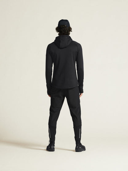 Men's ADV Explore Power Fleece Hood Jacket - Black Craft Sportswear NA