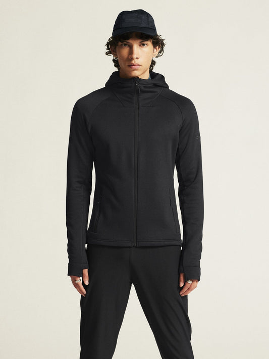 Men's ADV Explore Power Fleece Hood Jacket - Black Craft Sportswear NA