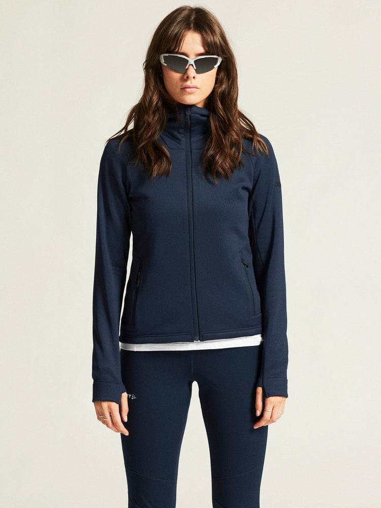 Women's ADV Explore Power Fleece Hood Jacket - Blaze Craft Sportswear NA