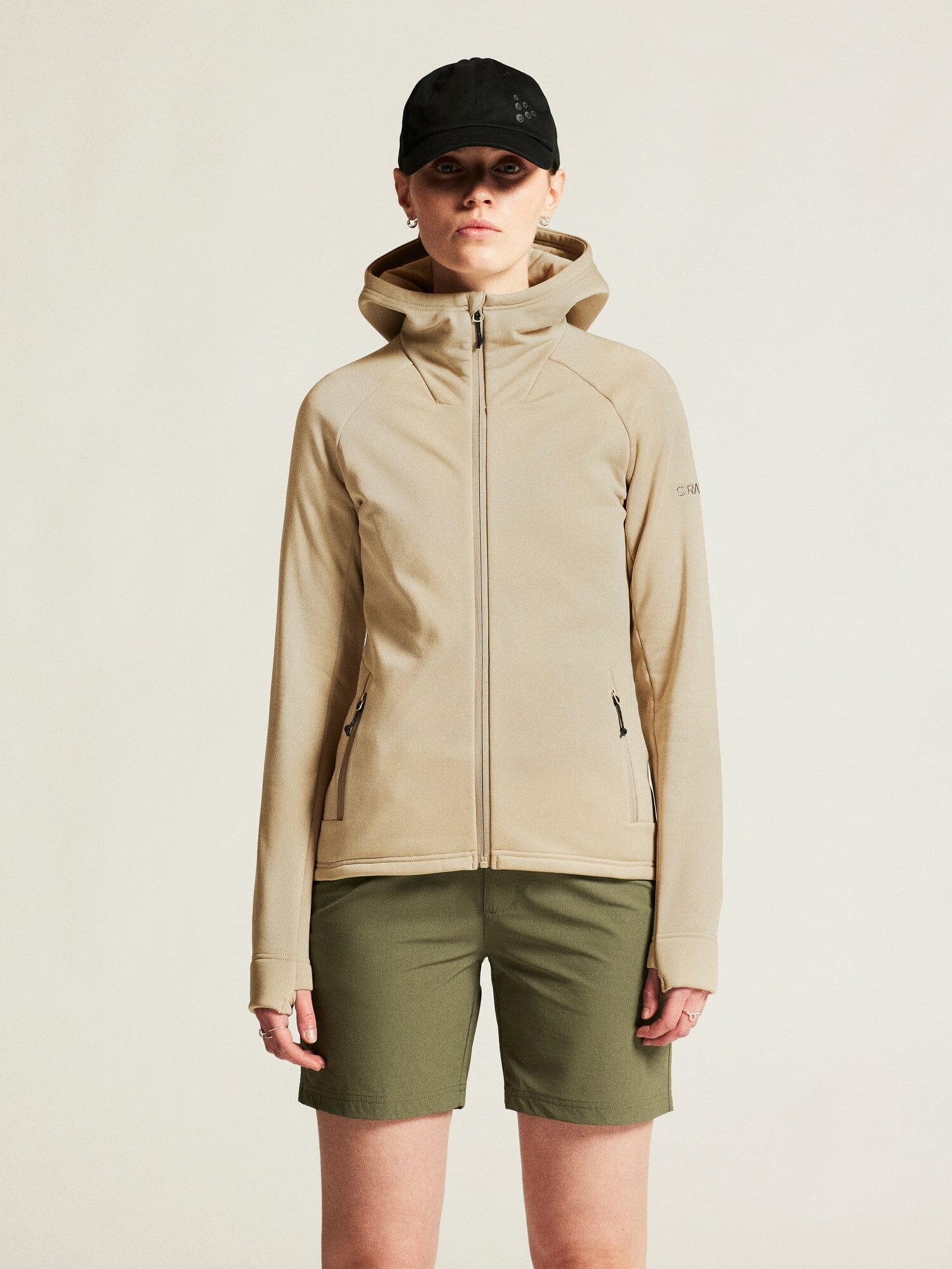 Women's ADV Explore Power Fleece Hood Jacket - Hay Craft Sportswear NA