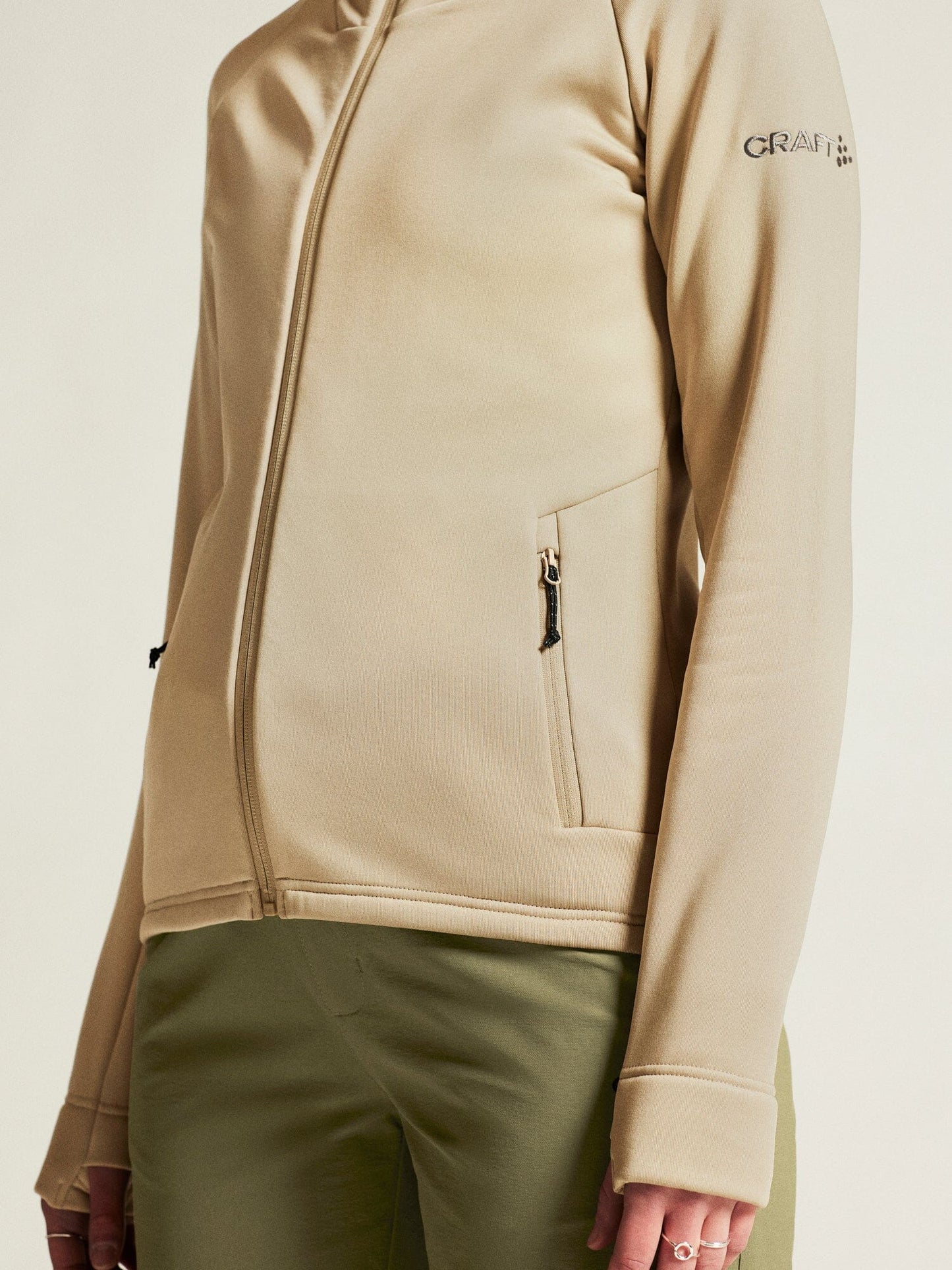 Women's ADV Explore Power Fleece Hood Jacket - Hay Craft Sportswear NA