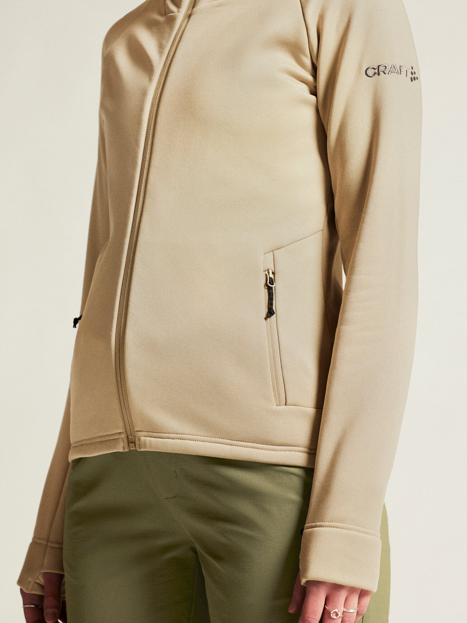 Women's ADV Explore Power Fleece Hood Jacket - Hay Craft Sportswear NA