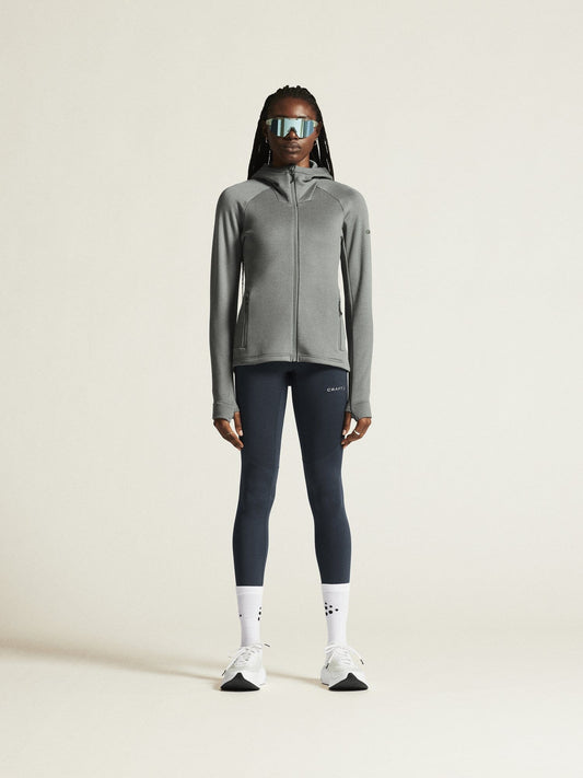 Women's ADV Explore Power Fleece Hood Jacket - Leaf Craft Sportswear NA